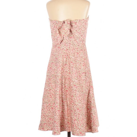 Ann Taylor Strapless Small Floral Print Dress - Picture 2 of 6